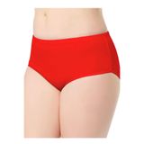 Tutku Kadın 12 Adet Yüksek Bel Bato Külot%100 Pamuk, Kırmızı, 2XL