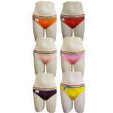 Tutku Kadın 12'li Paket Karışık Renkler Bikini, Çok Renkli, Standart