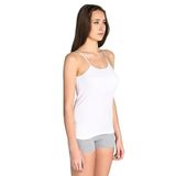 Tutku Kadın 2'li Beyaz İp Askılı Atlet,%100 Pamuk, 2XL Beden