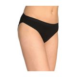 Tutku Kadın 6'lı Paket Bikini Slip Külot (Beyaz), Siyah, Tek Ebat