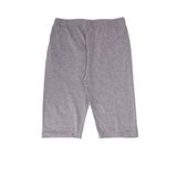 Tutku Kadın Beli Lastikli Kısa Tayt, Gri, XL/2XL Beden