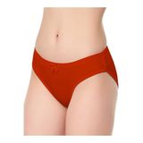 Tutku Kadın Beyaz İnce Bel Düz Bikini Külot 6 Adet, Kırmızı, L/XL