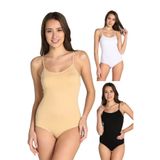 Tutku Kadın Body, İp Askılı Çıtçıtlı, Karışık Renk, S Beden, 12'li Paket