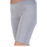 Tutku Kadın Büyük Beden Kısa Tayt, 2'li Set, Gri, 2XL