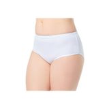 Tutku Kadın Elastan Bato Külot 6'lı Paket 0624 Msnv0924Unl6, Beyaz, 5