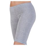 Tutku Kadın Gri Kısa Tayt, 4 Beden, 7'li Ekonomik Paket