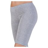 Tutku Kadın Gri Kısa Tayt, Slim Fit, L Beden, 12'li Ekonomik Paket