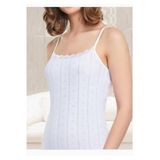 Tutku Kadın Jakarlı İp Askılı 9 Lu Atlet Yeni Sezon, Beyaz, L/XL