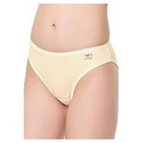 Tutku Kadın Kırmızı Elastan Düz Bikini Külot 12 Li Paket Yeni Sezon (6 Adet Ekonomik Paket), Ekru, Standart