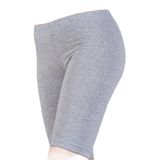 Tutku Kadın Kısa Tayt, Gri, 2XL Beden