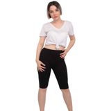 Tutku Kadın Kısa Tayt, Siyah, 2XL Beden