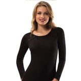 Tutku Kadın Kışlık Termal Sıcak Tutan İçlik Fanila Siyah - XL