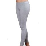 Tutku Kadın Likralı Modal Uzun Tayt, Gri, L Beden