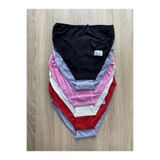 Tutku Kadın Renkli Bikini Alt Kombin, 6'lı Set, L/XL Beden