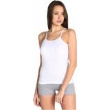 Tutku Kadın Ribana Ip Askılı 6'lı Atlet Beyaz--- - Karışık - 3XL