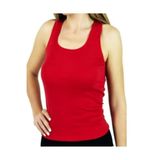 Tutku Kadın Ribana Kalın Askılı Atlet, Kırmızı, 2XL
