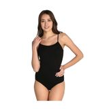 Tutku Kadın Siyah 6'lı Paket İp Askılı Likralı Kancalı Çıtçıtlı Body - M