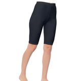 Tutku Kadın Siyah Büyük Beden Kısa Tayt, 2'li Set, 2XL