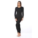 Tutku Kadın Siyah Termal İç Giyim Takımı, Alt Üst Set, 2XL Beden
