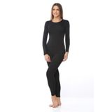 Tutku Kadın Siyah Termal İç Giyim Takımı, Alt Üst Set, 3XL Beden