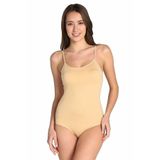 Tutku Kadın Ten İp Askılı Çıtçıtlı Body, Battal Standart