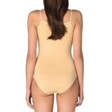 Tutku Kadın Ten Rengi İp Askılı Kancalı Body, M Beden, 3'lü Set
