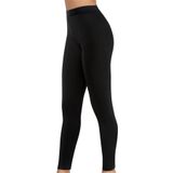 Tutku Kadın Termal Tayt 166,%60 Polyester%35 Viskon%5 Elastan, Siyah, 4XL-5XL