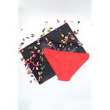 Tutku Kadın Tırnak Dantelli Bikini Slip, Kırmızı, M