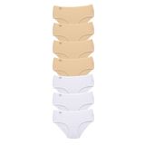 Tutku Kadın Yüksek Bel Bato Ince Lastik Külot, 7 Adet, Çok Renkli, 2XL