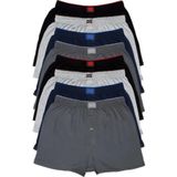 Tutku Karışık Renk Penye Havlu Bel 8'li Erkek Boxer