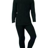 Tutku Kız Çocuk Alt Üst Termal İçlik Takımı Siyah %60 Polyester %35 Viskon ile Soğuktan Koruma