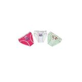 Tutku Kız Çocuk Arkası Baskılı Bato Külot 3'lü Pembe-Gri-Mint Yeşili, Pudra-Mint Yeşili-Pembe, 4-5 Yaş