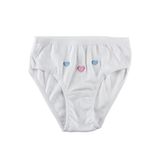 Tutku Kız Çocuk Beyaz Külot, 6'lı Paket, 3-4 Yaş