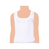 Tutku Kiz Cocuk Genis Aski Islemeli Atlet 0166 6Li Paket