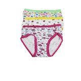 Tutku Kız Çocuk Renkli 6 Adet Karışık Desenli Slip Külot, Çok Renkli, 9-10 Yaş