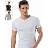 Tutku Kuzey Underwear Erkek Ribana V Yaka Atlet (6'Lı) Yeni Sezon