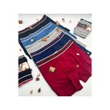 Tutku Likralı Elastan Spor%100 Pamuklu Erkek Boxer, 6'lı Paket, Karışık Renkler, L Beden