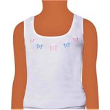 Tutku Meri Shop Kız Çocuk 3'lü Gen.askılı Ribanalı Pamuk Atlet--- - Karışık - 7 Yaş