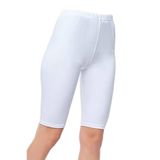 Tutku Pamuklu Kısa Tayt, 3XL, T31892, Beyaz, kadın