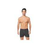 Tutku Penye Boxer,%65 Polyester%35 Pamuk, Gri Lacivert Siyah, L Beden
