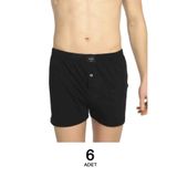 Tutku Penye Düz Boxer 6 Adet, L, tutku-boxer-, Siyah, erkek