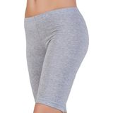 Tutku Penye Kısa Tayt 3 Adet - 3XL - Gri