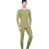 Tutku Poky Erkek Alt Üst Uzun Kollu Termal Takım Haki 2Xl