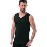 Tutku Ribana Erkek V Yaka Spor Kolsuz Atlet Fanila 3'lü - M - Siyah