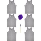 Tutku Ribana (Likralı) Sporcu Rambo Gri Erkek Atlet *6'Lı Set + Kalem Parfüm + Lif