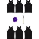 Tutku Ribana (Likralı) Sporcu Rambo Siyah Erkek Atlet *6'Lı Set + Kalem Parfüm + Lif