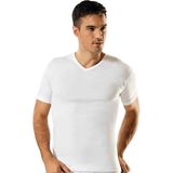 Tutku Ribana V Yaka Erkek Atlet Fanila Beyaz 3'lü Paket - XL