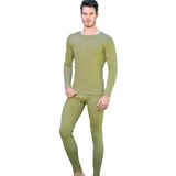 Tutku Termal Erkek Takım,%60 Polyester%35 Viskon%5 Elastan, Haki, M Beden