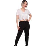 Tutku Tutku Düz Uzun Kadın Tayt 173 | Siyah - 2XL