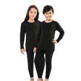 Tutku Unisex Çocuk Siyah Termal Üst,%60 Polyester,%35 Viskon,%5 Elastan, 5-7 Yaş